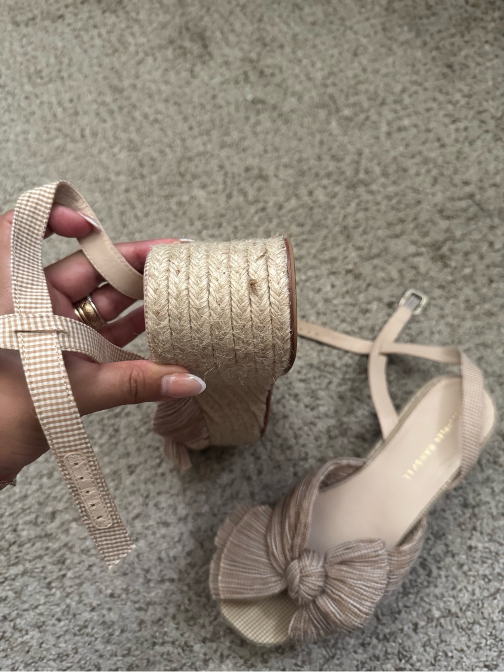 Loeffler Randall Knot Espadrille Sandals - Picture 7 of 13